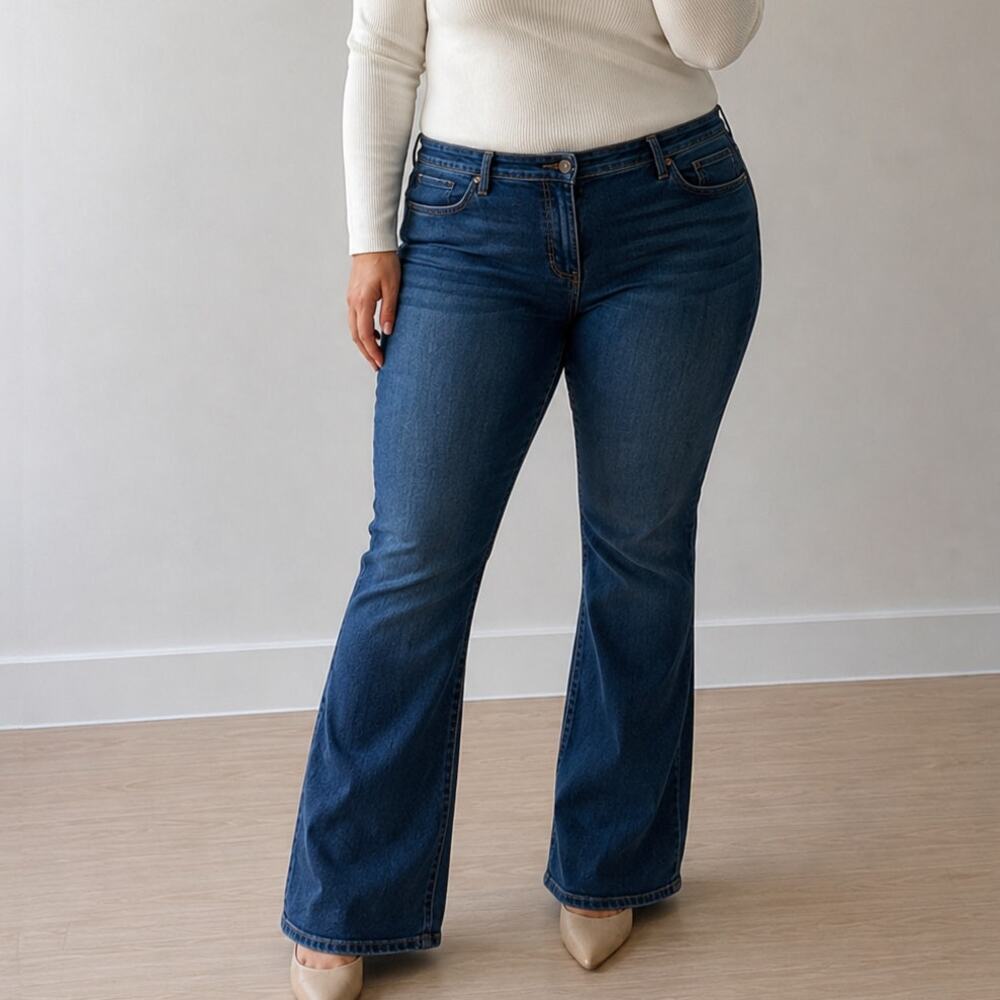 Levi’s 🌿529 Curvy Bootcut Jeans Women’s Size 12 Medium Wash Stretch Denim